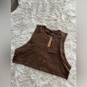 SKIMS | BOYFRIEND CROP TANK